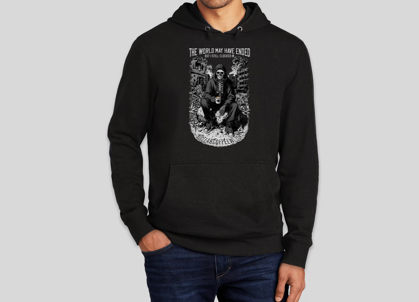 Skelly Apathy-Core Hoodie - Nuclear Coffee