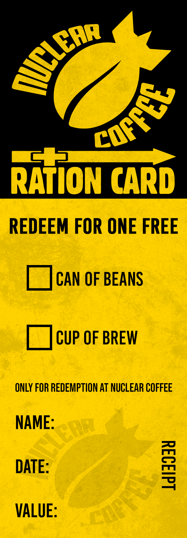 Ration Board - Nuclear Coffee