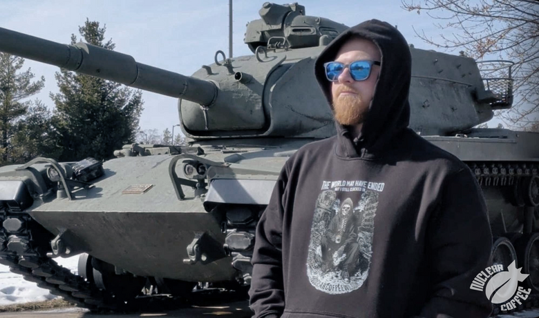 Skelly Apathy-Core Hoodie - Nuclear Coffee